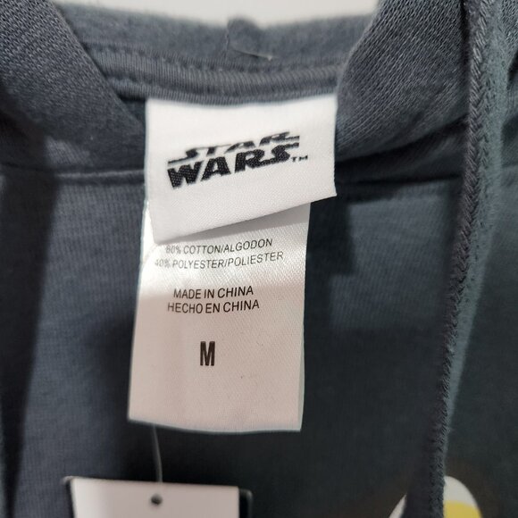 FREEZE NEW YORK NEW Women's Star Wars Baby Yoda Rainbow Gray Hoodie Medium - Picture 3 of 5